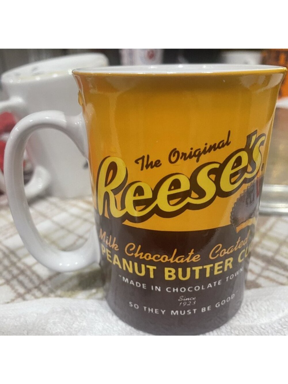 Reese's Milk Chocolate Coated Peanut Butter 4" Cup Coffee Cup Mug